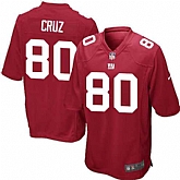 Nike Men & Women & Youth Giants #80 Victor Cruz Red Team Color Game Jersey,baseball caps,new era cap wholesale,wholesale hats